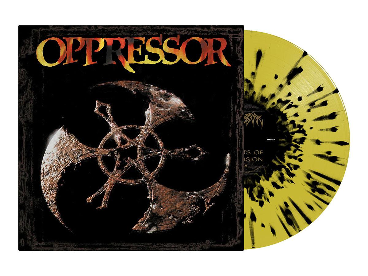 OPPRESSOR - Elements Of Corrosion LP (Transparent Yellow/Black Splatter Vinyl)