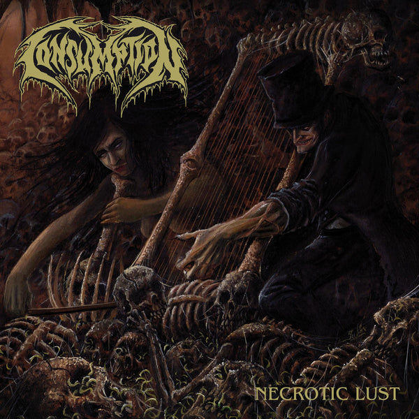 CONSUMPTION - Necrotic Lust LP (Beer/White/Black Splatter Vinyl)